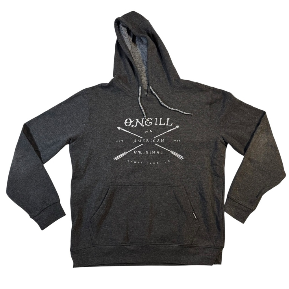 O'Neill Men's Charcoal Hoodie Large